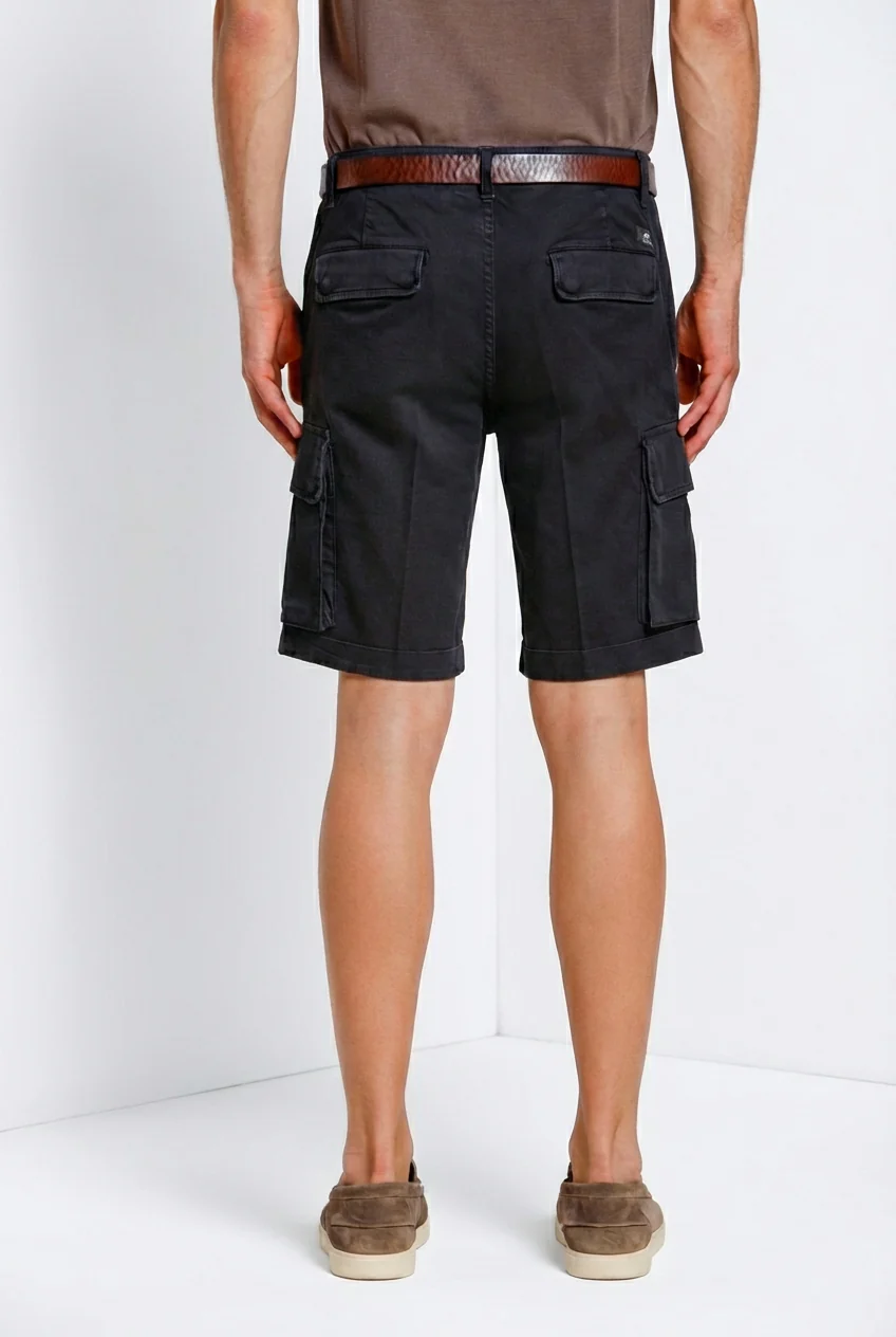 Chile bermuda cargo uomo in raso stretch slim fit â‘ - Image 4
