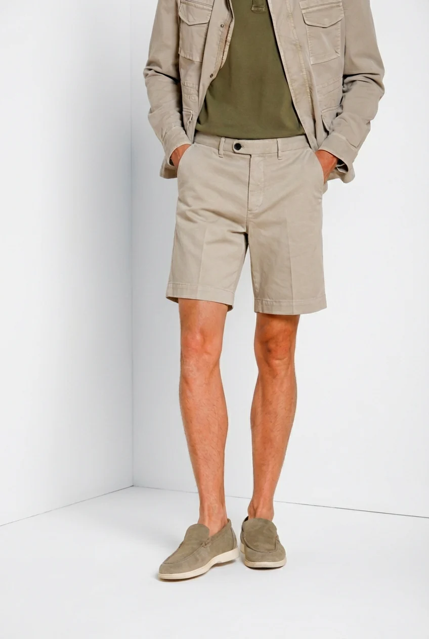 Boston delamere bermuda chino uomo in twill stretch relaxed fit - Image 5
