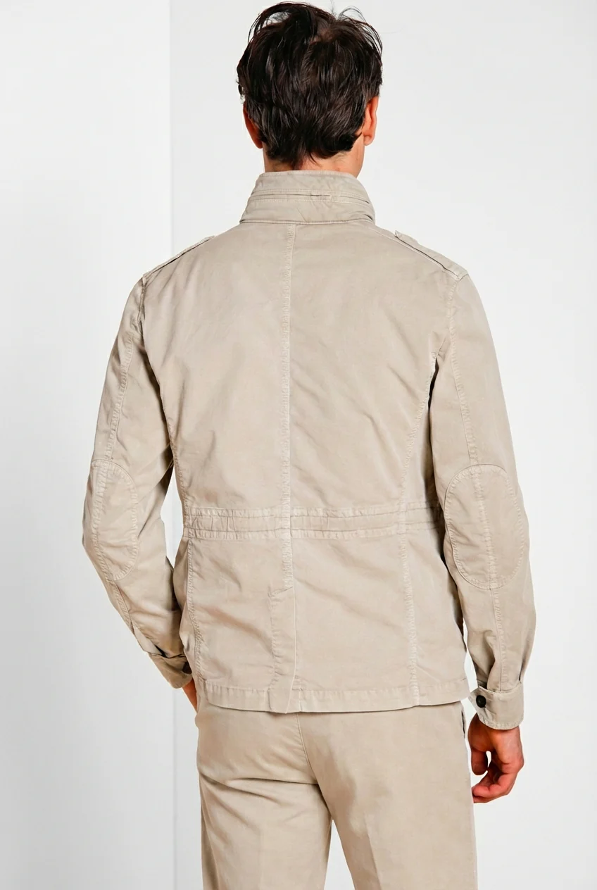 Jacket M74 delamere uomo in twill stretch - Image 4