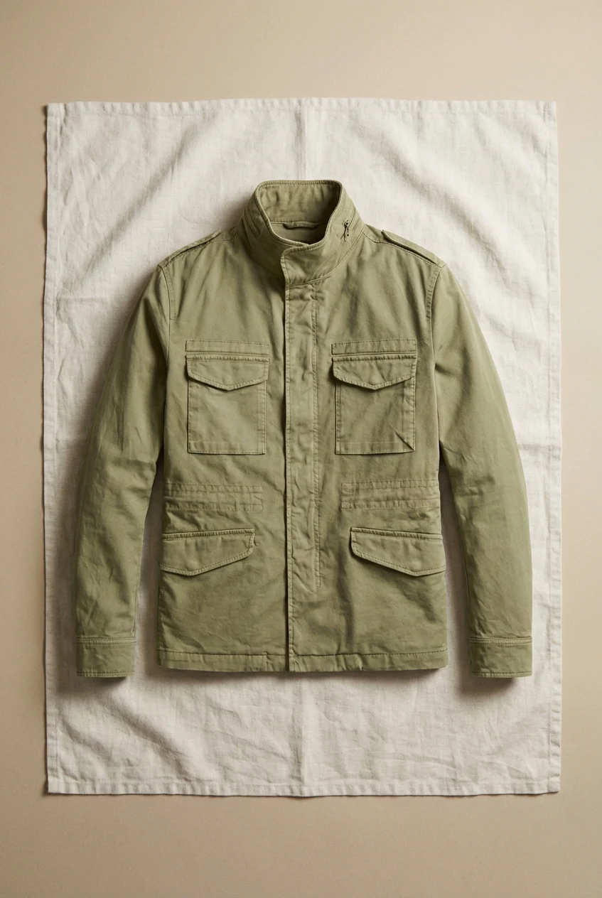 Jacket M74 delamere uomo in twill stretch - Image 2