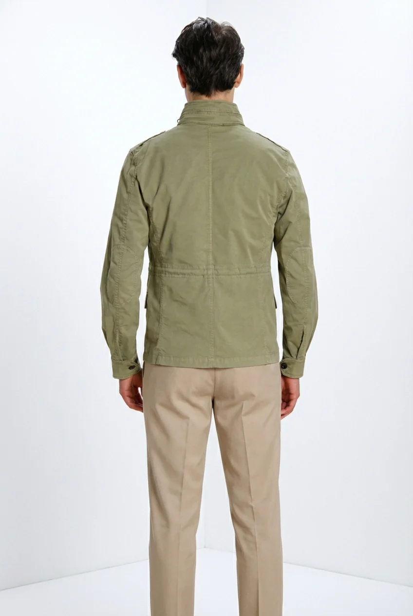 Jacket M74 delamere uomo in twill stretch - Image 5