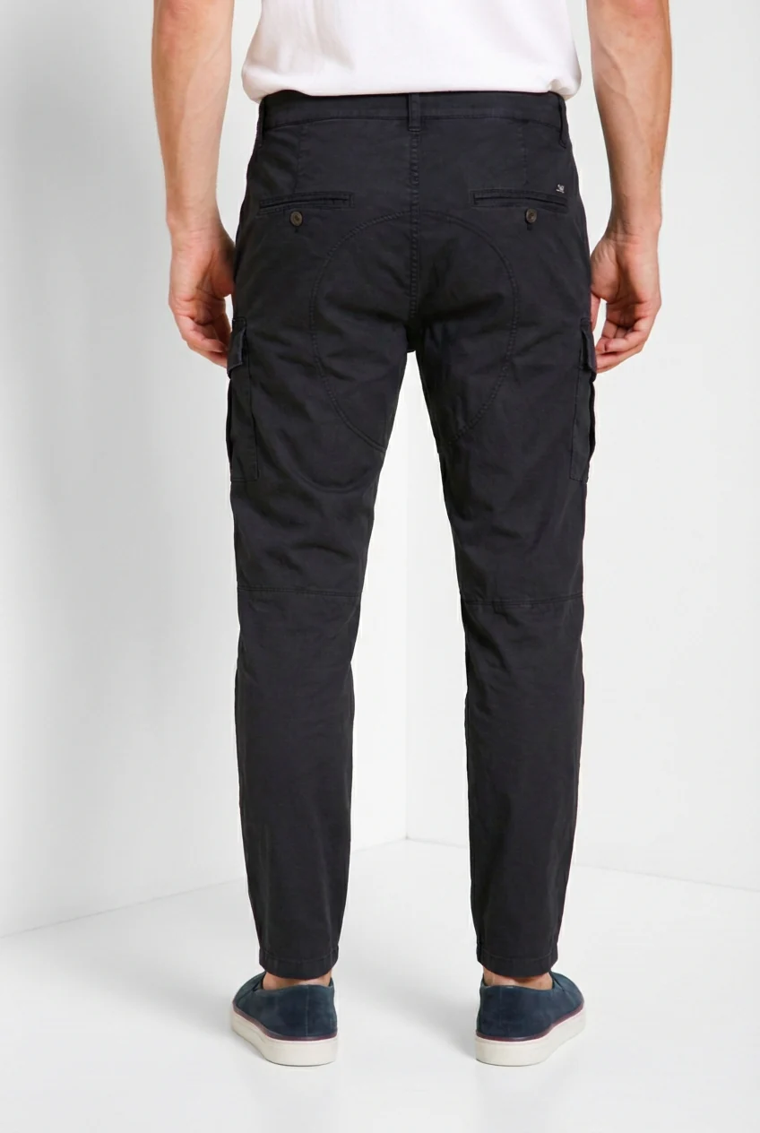 George Coolpocket pantalone cargo uomo in twill leggero stretch Logo Edition carrot fit ① - Image 5