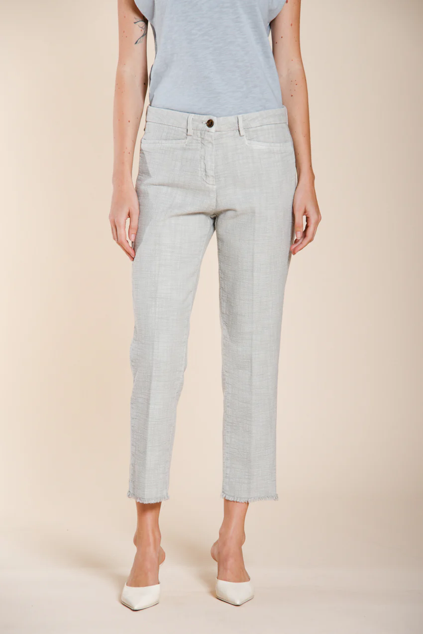 New York Carrot pantalone chino donna in stuoia carrot fit - Image 2