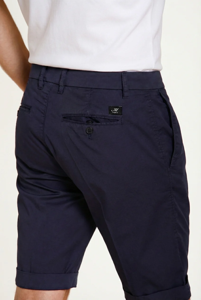 London bermuda chino uomo in gabardina stretch regular fit ① - Image 2