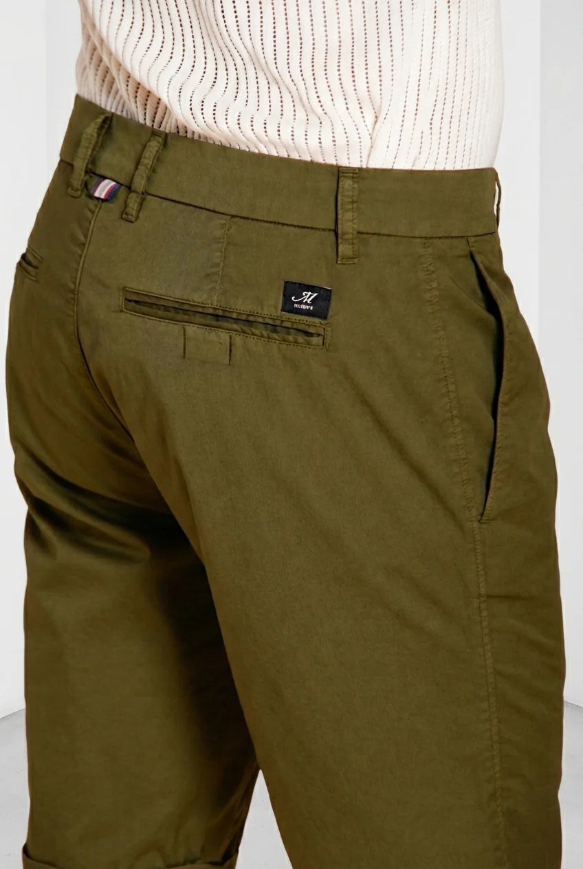 London bermuda chino uomo in gabardina stretch regular fit ① - Image 2