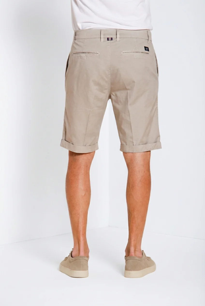 London bermuda chino uomo in gabardina stretch regular fit ① - Image 4