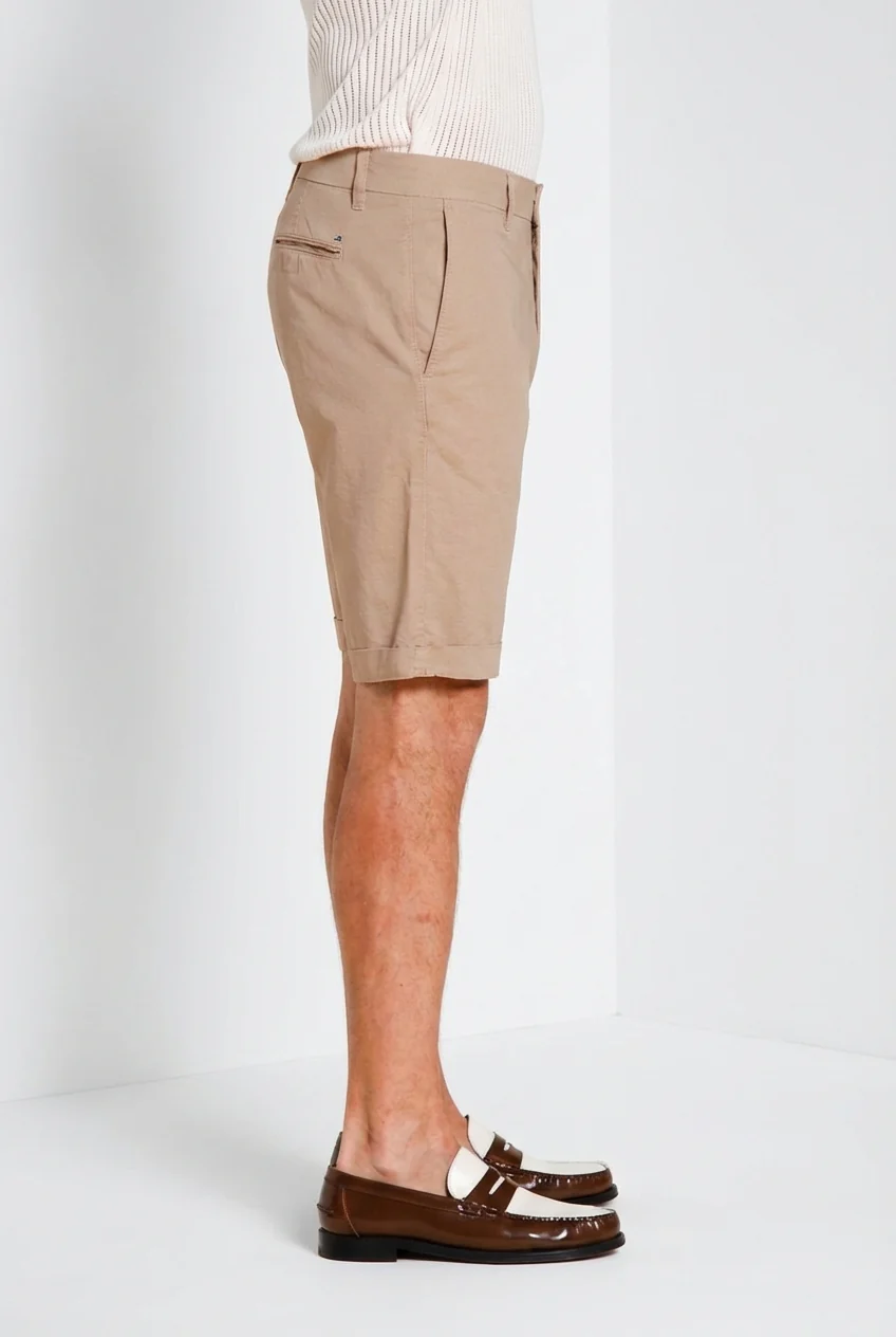 London bermuda chino uomo in gabardina stretch regular fit â‘ - Image 4