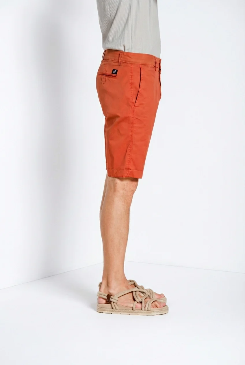 London bermuda chino uomo in gabardina stretch regular fit ① - Image 4