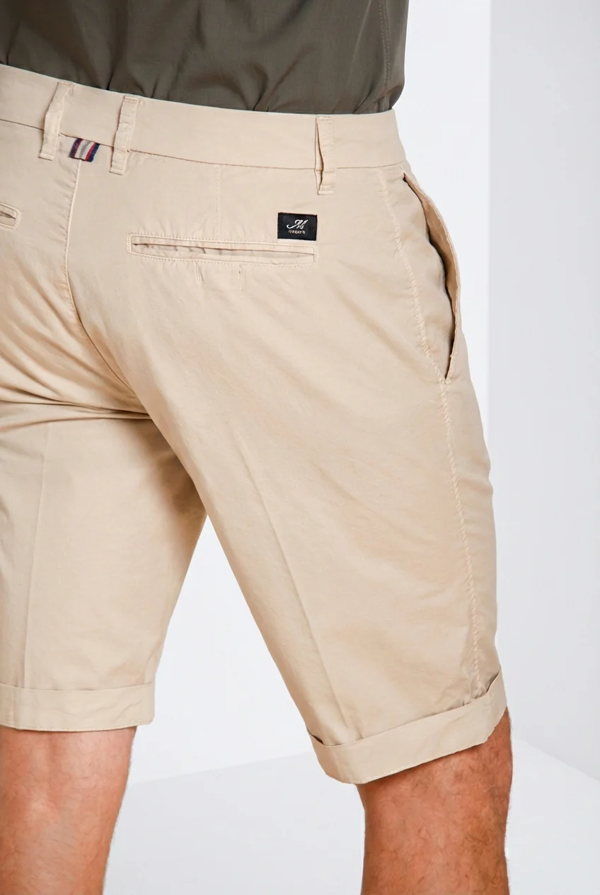 London bermuda chino uomo in gabardina stretch regular fit ① - Image 2