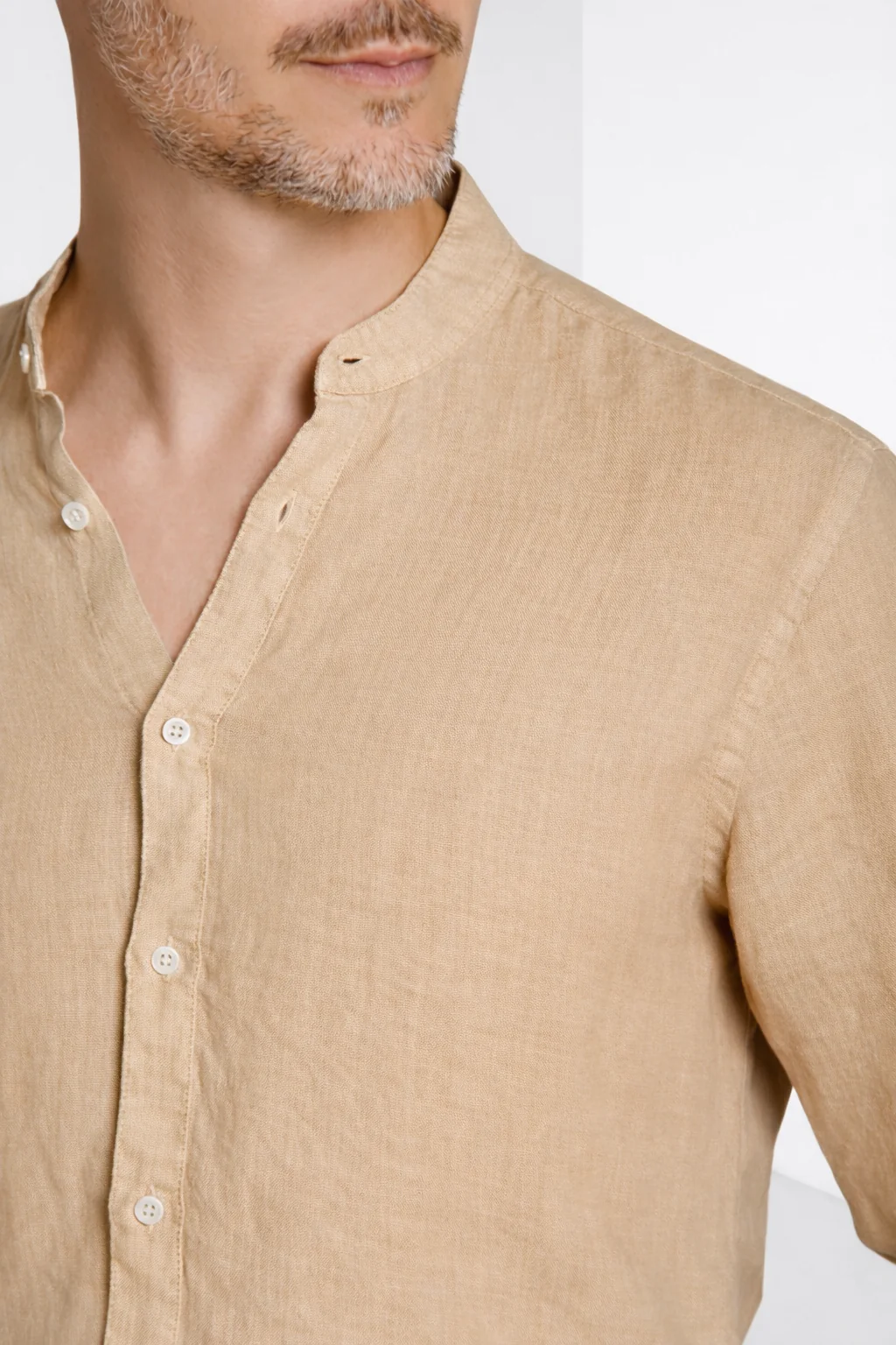 Porto camicia uomo in tela lino ① - Image 2