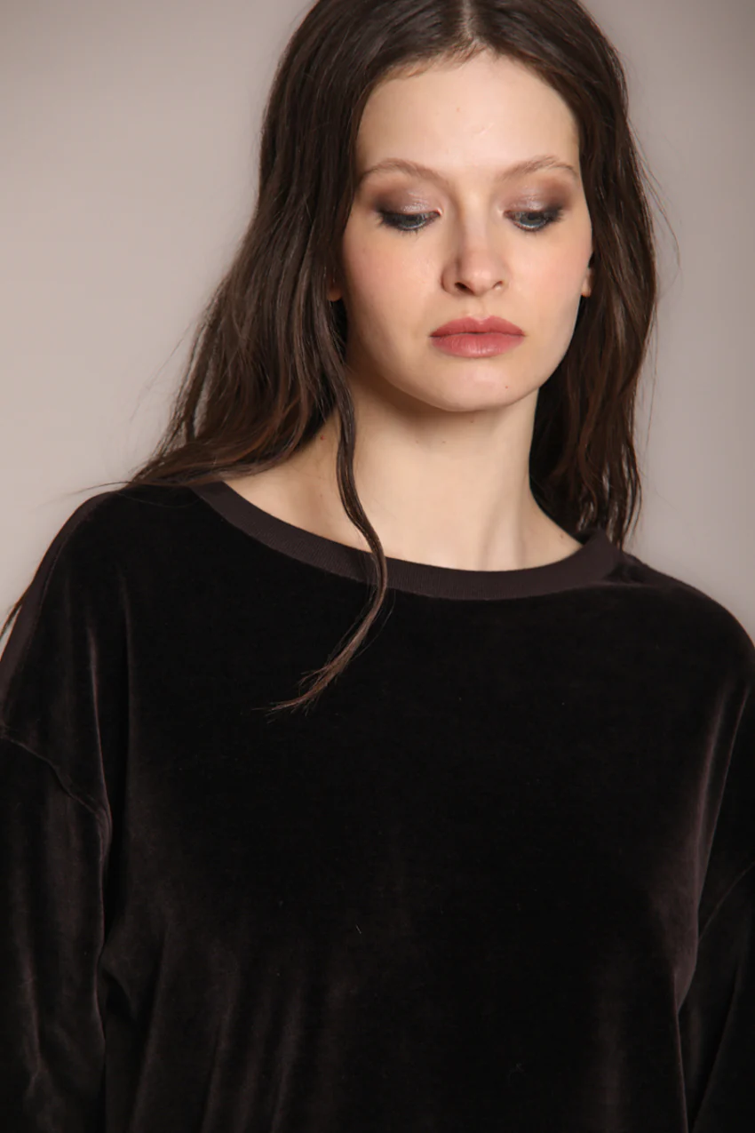 Beverly felpa donna in jersey ciniglia - Image 2