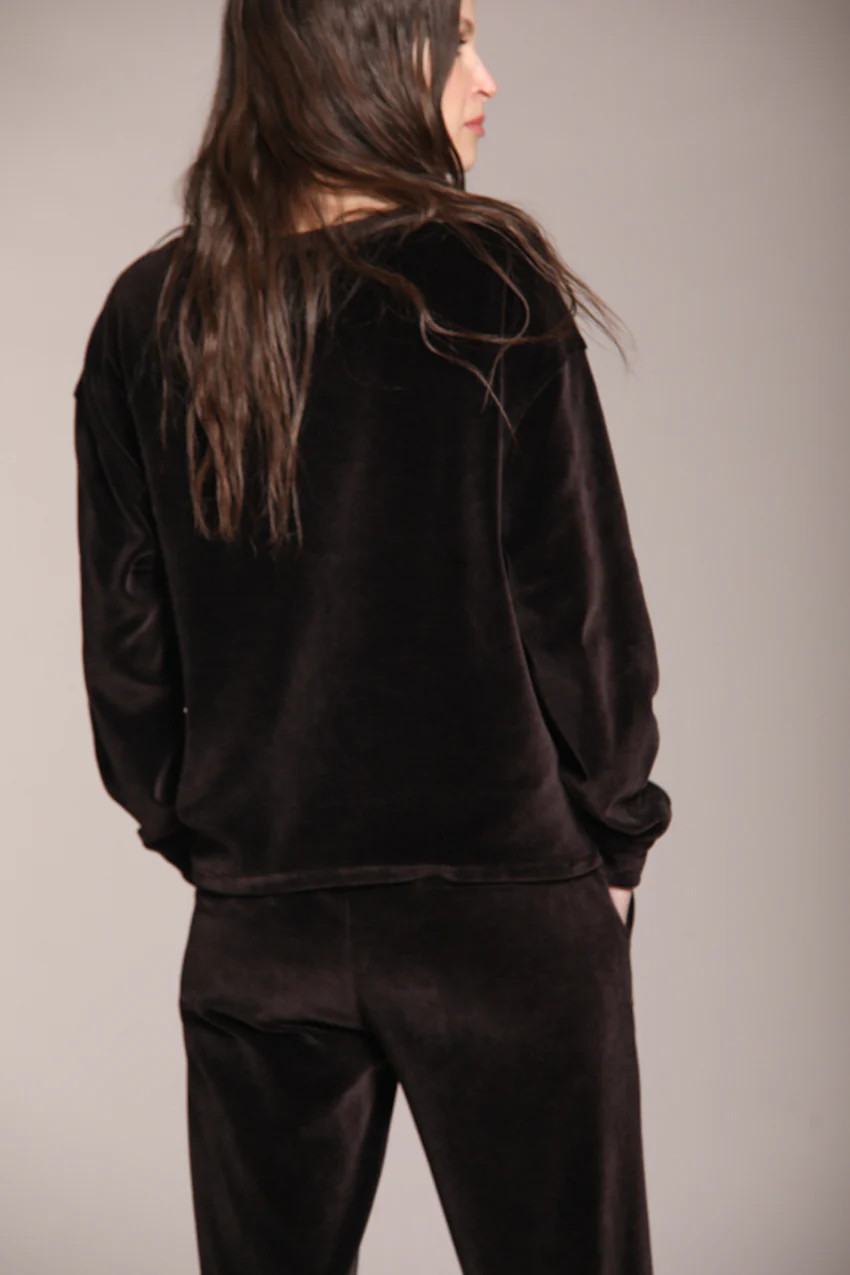 Beverly felpa donna in jersey ciniglia - Image 3