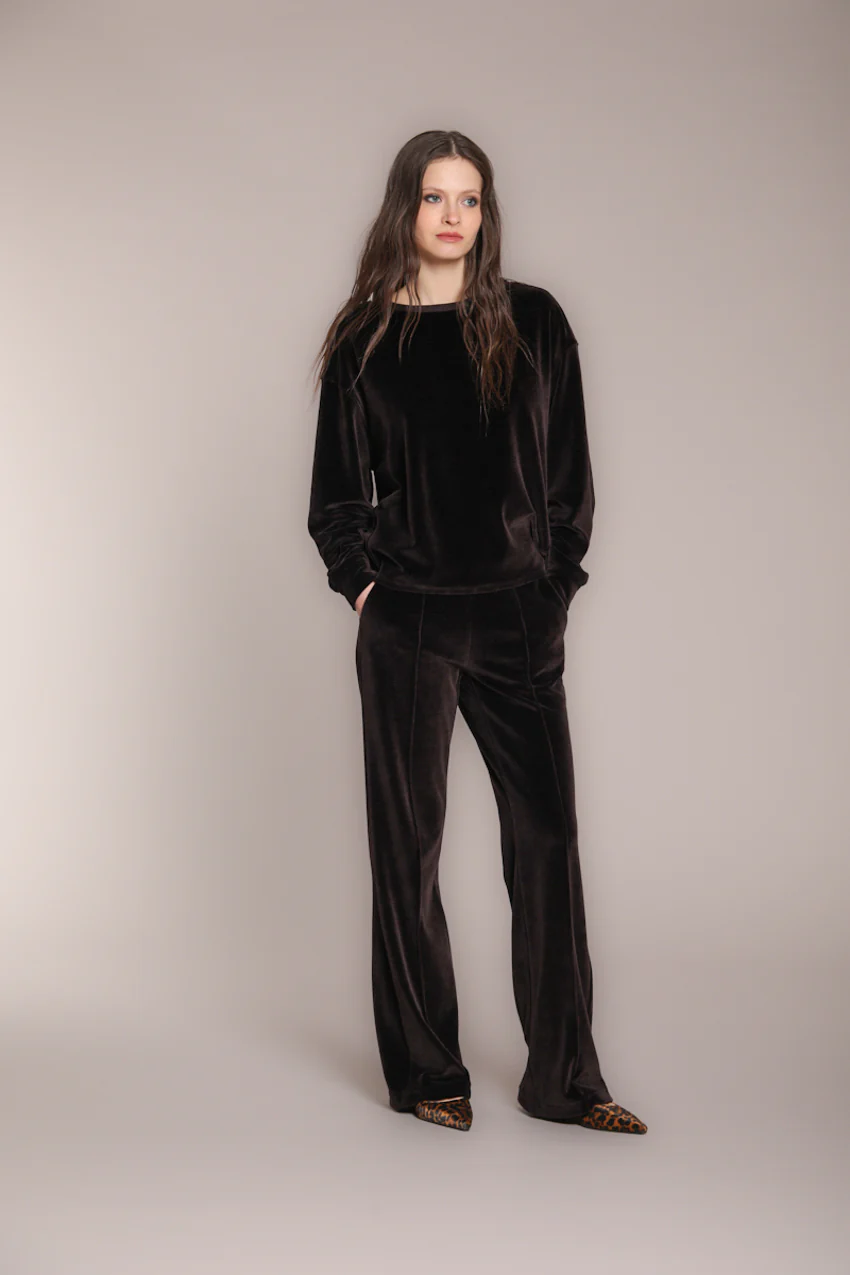 Beverly felpa donna in jersey ciniglia - Image 4