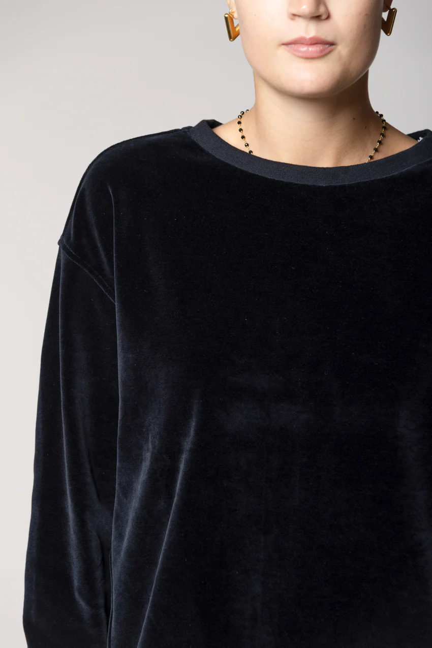 Beverly felpa donna in jersey ciniglia - Image 2