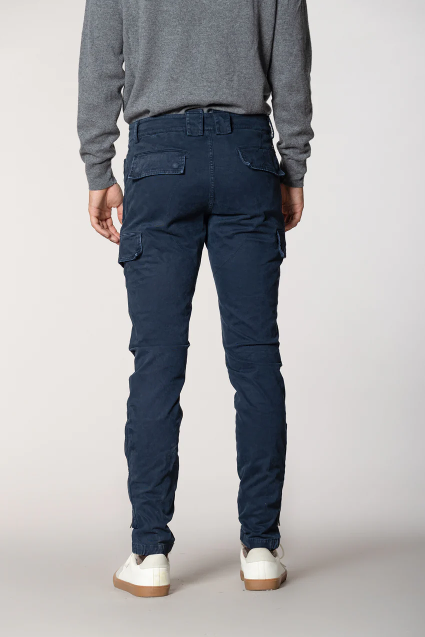 Bolivia pantalone cargo uomo in gabardina regular fit - Image 5