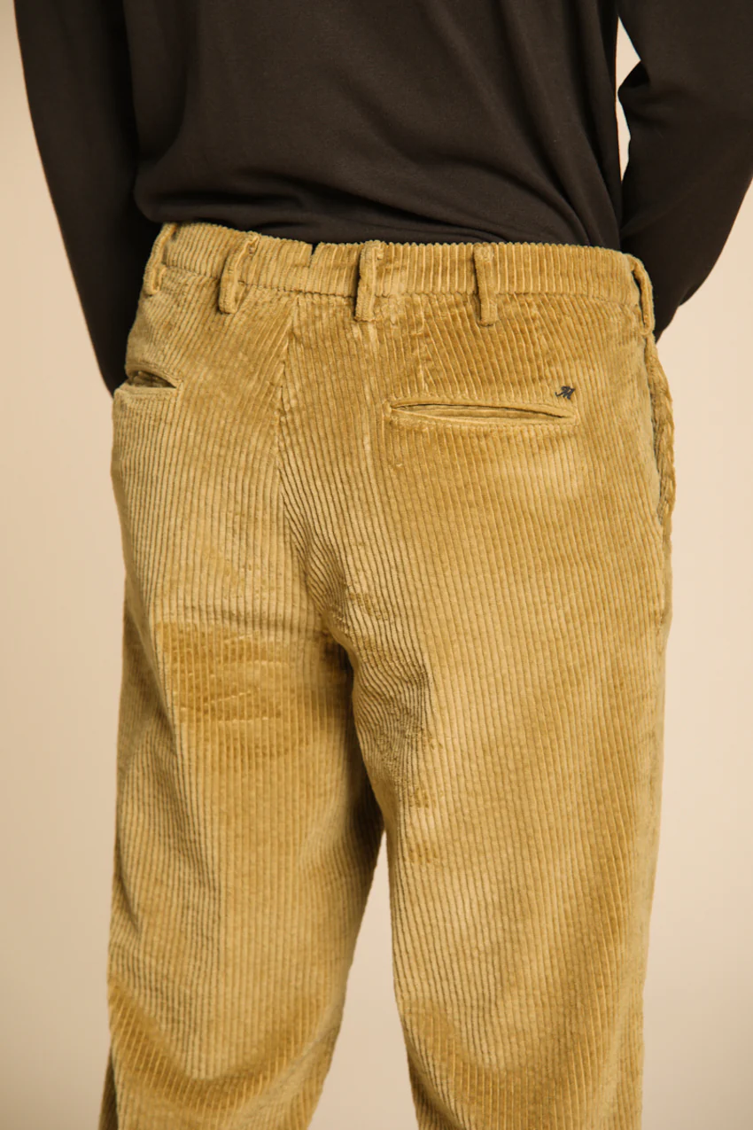 Boston pantalone chino uomo in velluto costa larga relaxed fit - Image 4