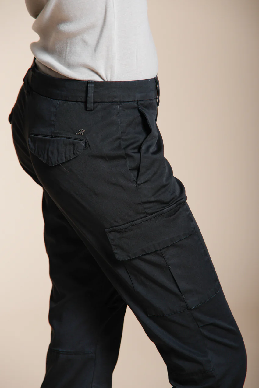 Chile City pantalone cargo donna in gabardina stretch slim fit - Image 2