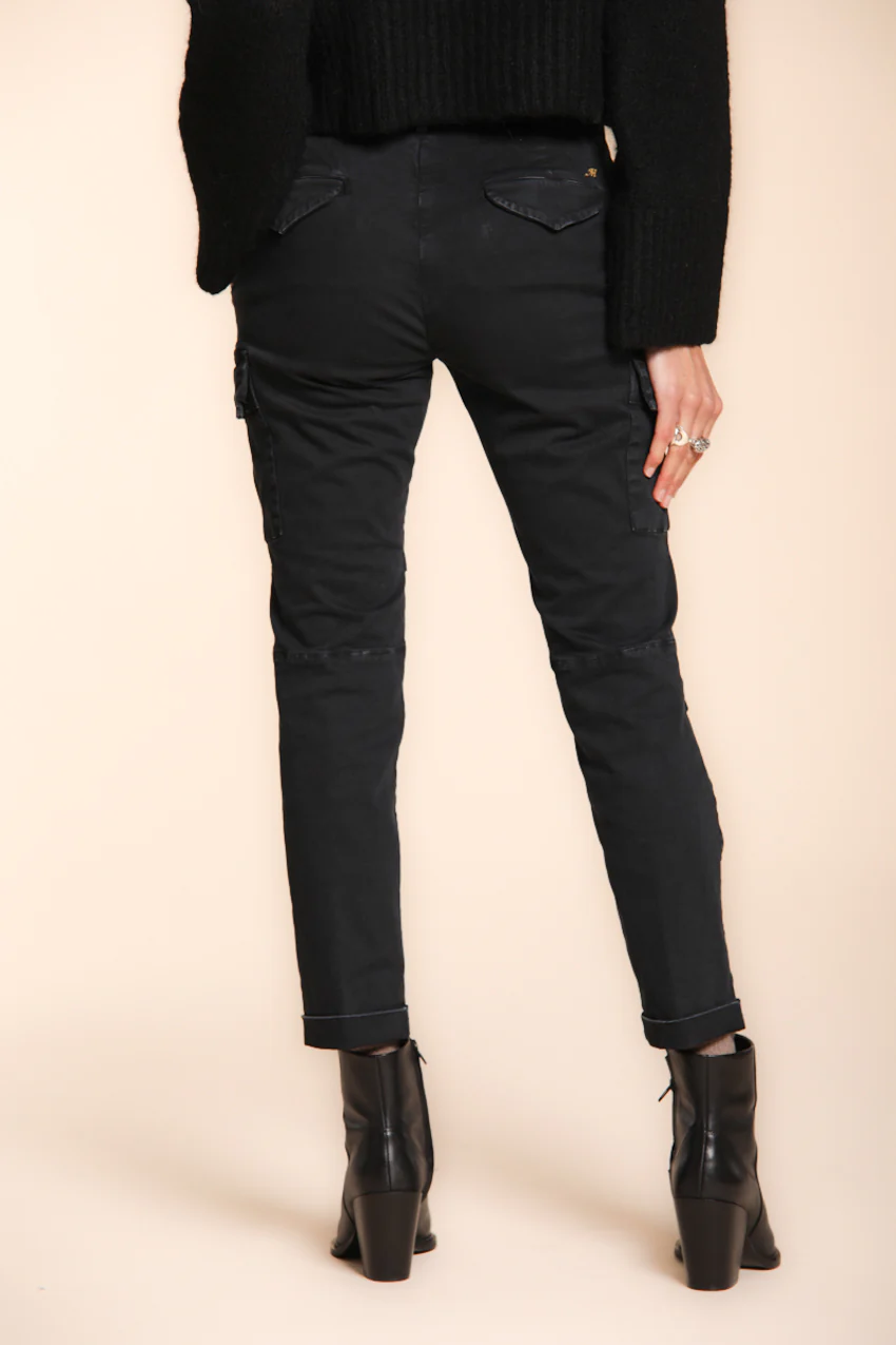 Chile City pantalone cargo donna in raso slim fit - Image 4