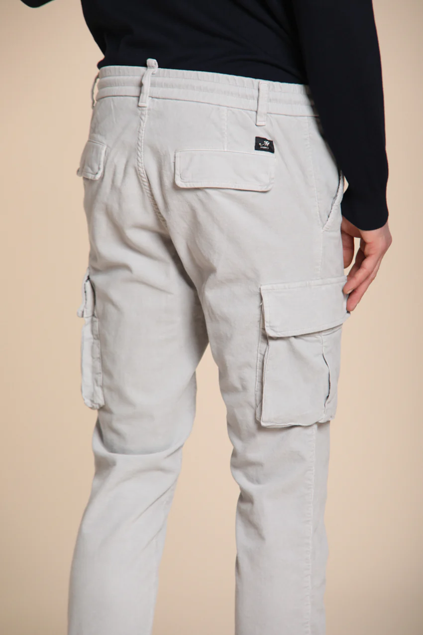 Chile Jogger pantalone cargo uomo in velluto 1500 righe extra slim fit - Image 3