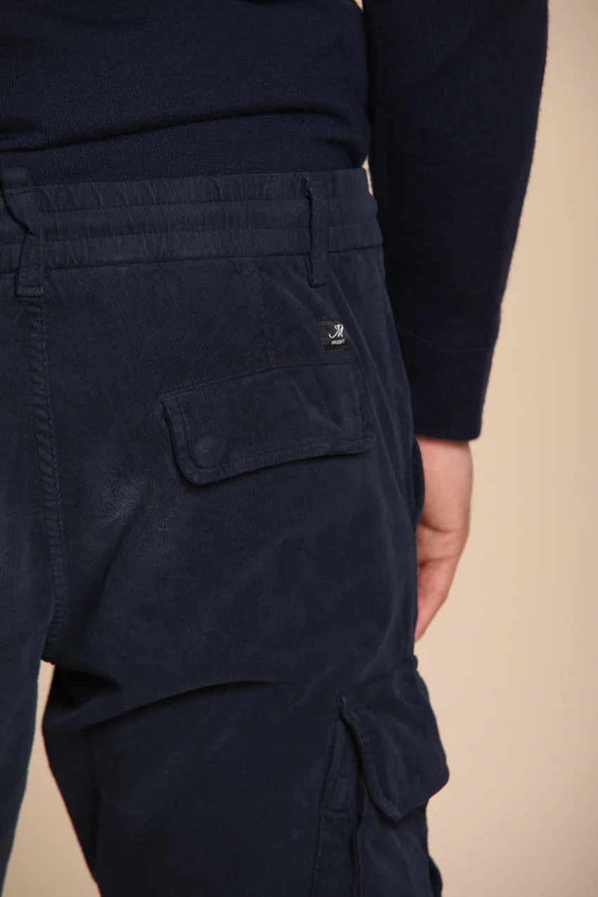 Chile Jogger pantalone cargo uomo in velluto 1500 righe extra slim fit - Image 2