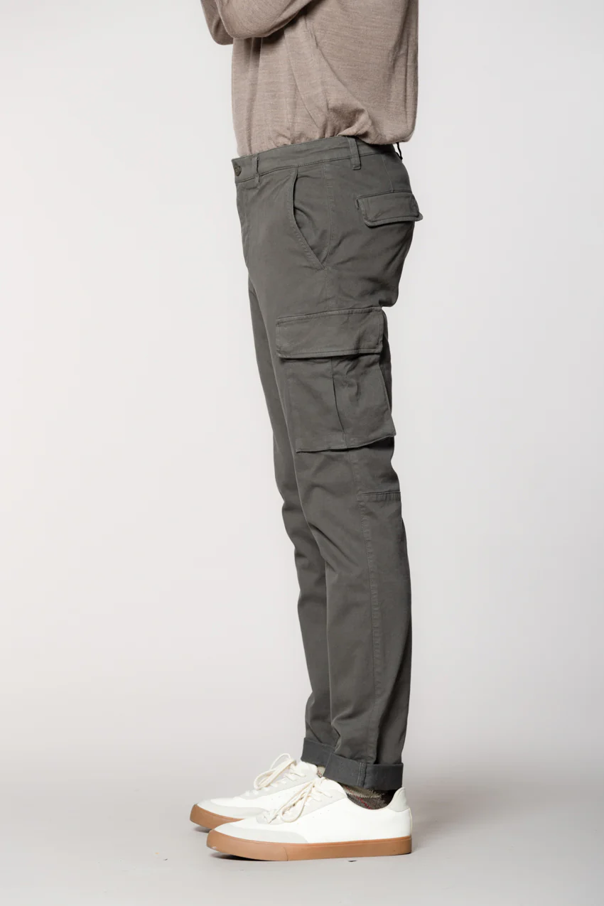 Chile pantalone cargo in gabardina stretch regular fit - Image 4