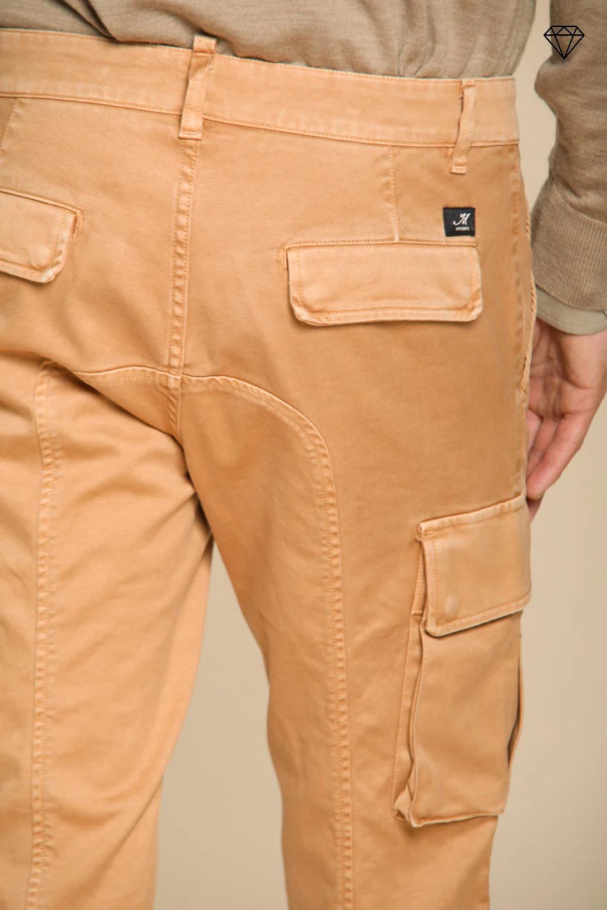 Chile pantalone cargo uomo in gabardina extra slim fit ① - Image 2