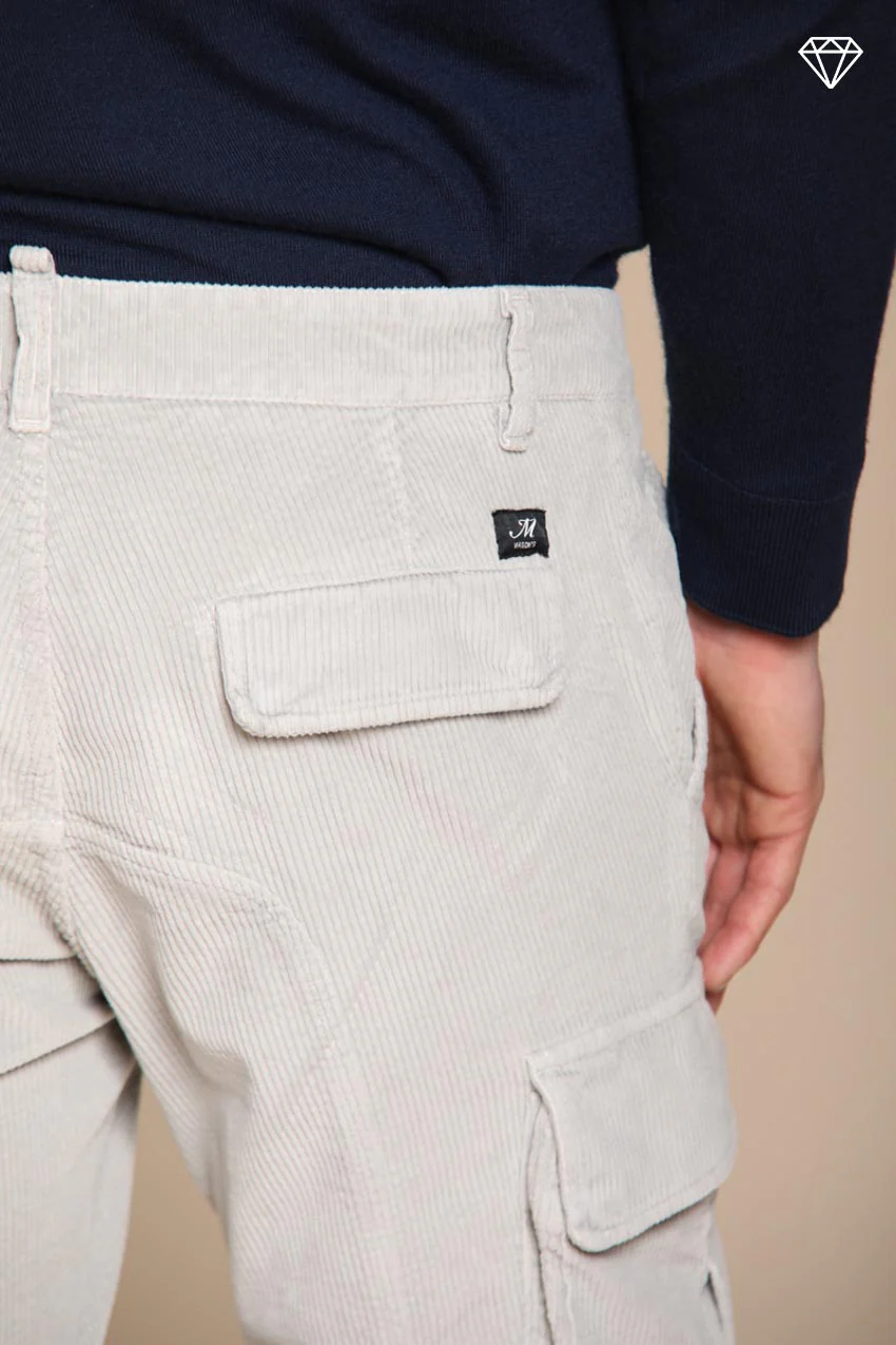Chile pantalone cargo uomo in velluto 500 righe extra slim fit ① - Image 2