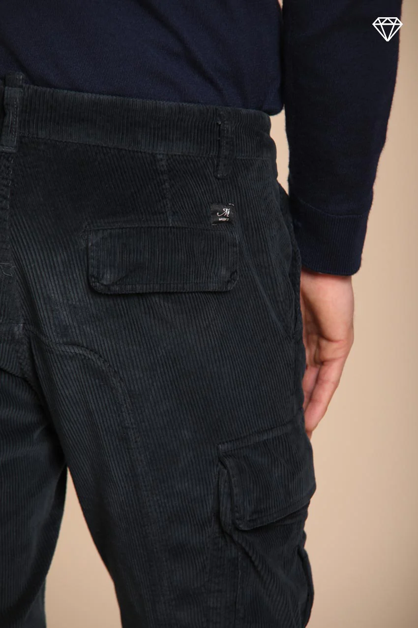 Chile pantalone cargo uomo in velluto 500 righe extra slim fit ① - Image 2