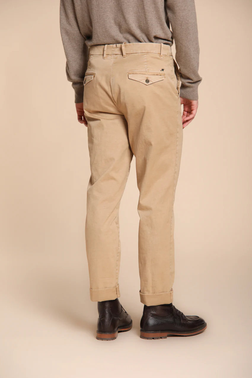 Chinos pantalone chino uomo in gabardina relaxed fit - Image 4