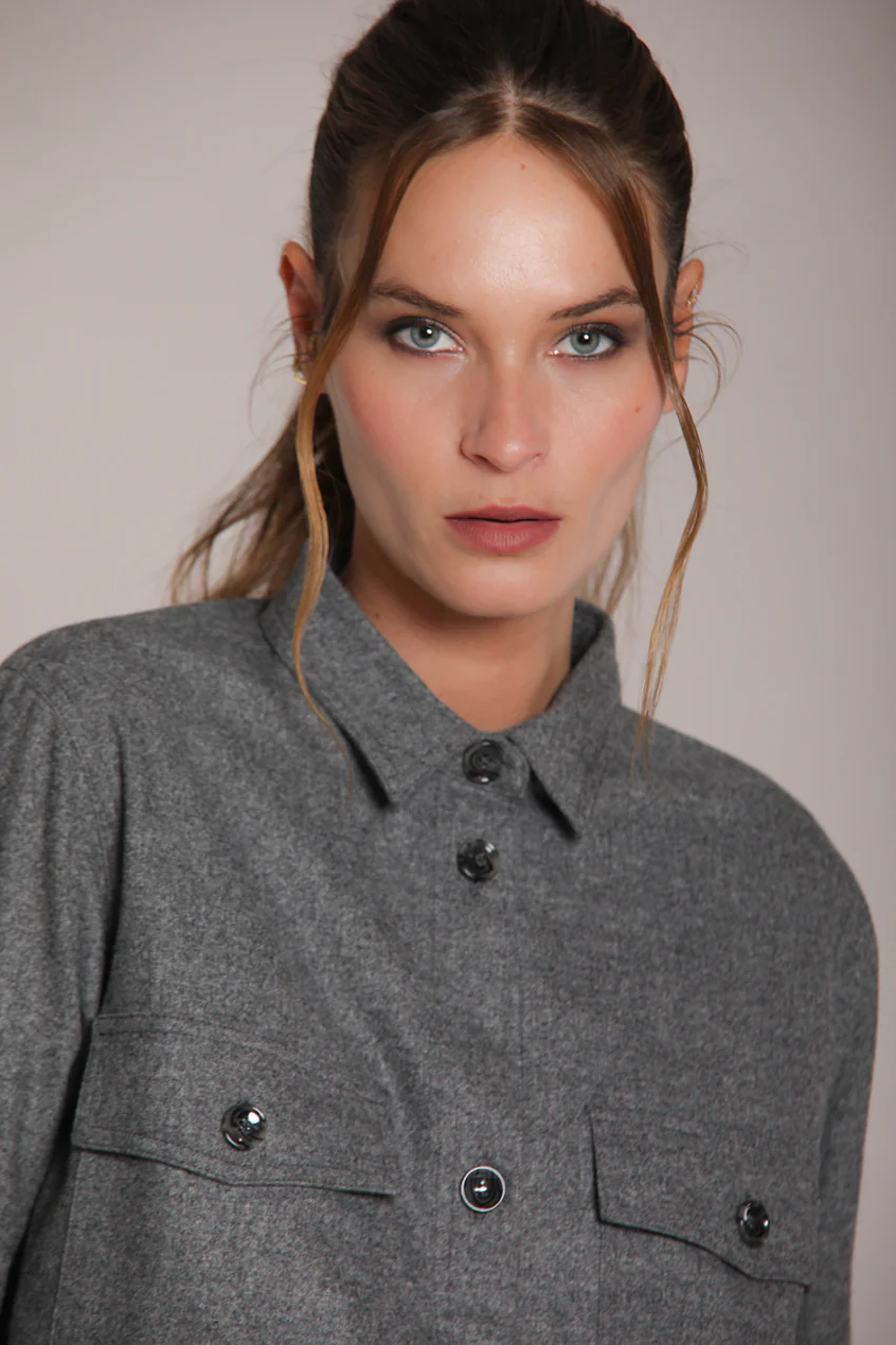 City Field giacca da donna in lana unita - Image 2