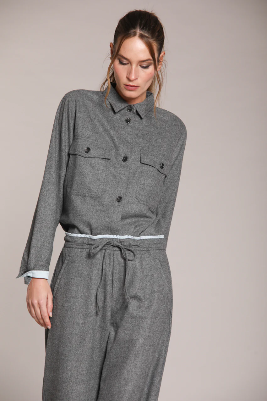 City Field giacca da donna in lana unita - Image 3