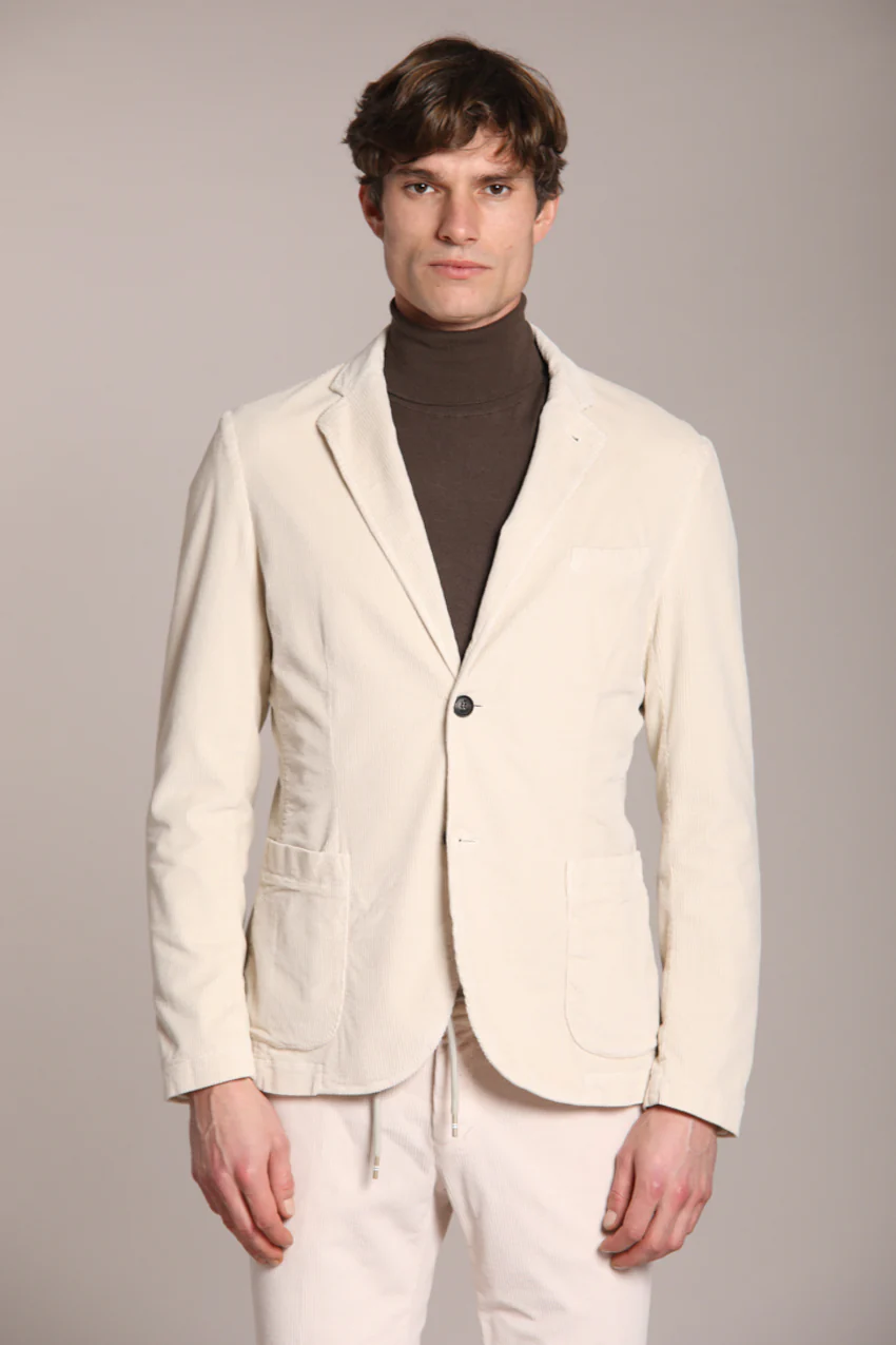 Da Vinci blazer uomo in velluto 500 righe