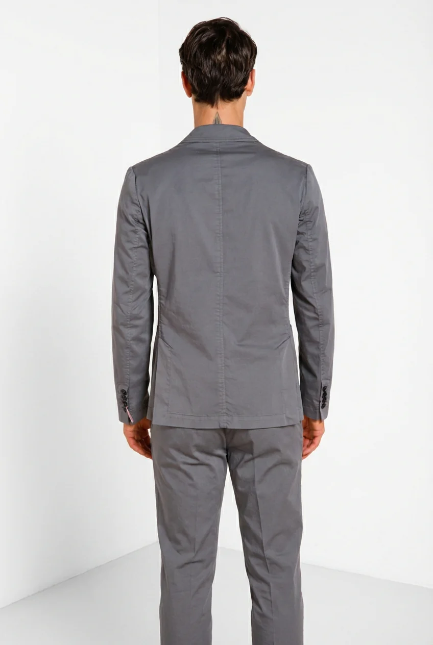 Da Vinci Travel blazer uomo in raso tecnico travel stretch - Image 4