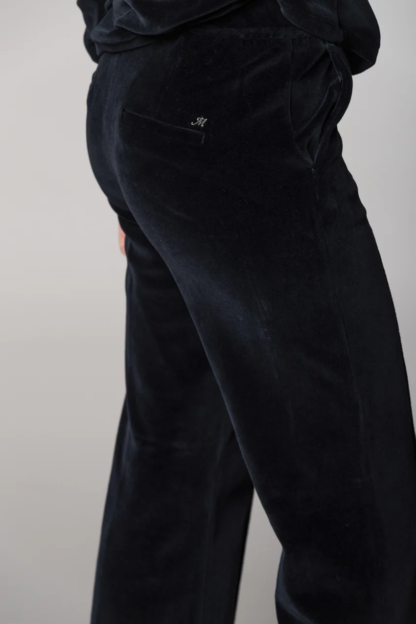 Easy Straight pantalone chino donna in jersey ciniglia straight fit - Image 2