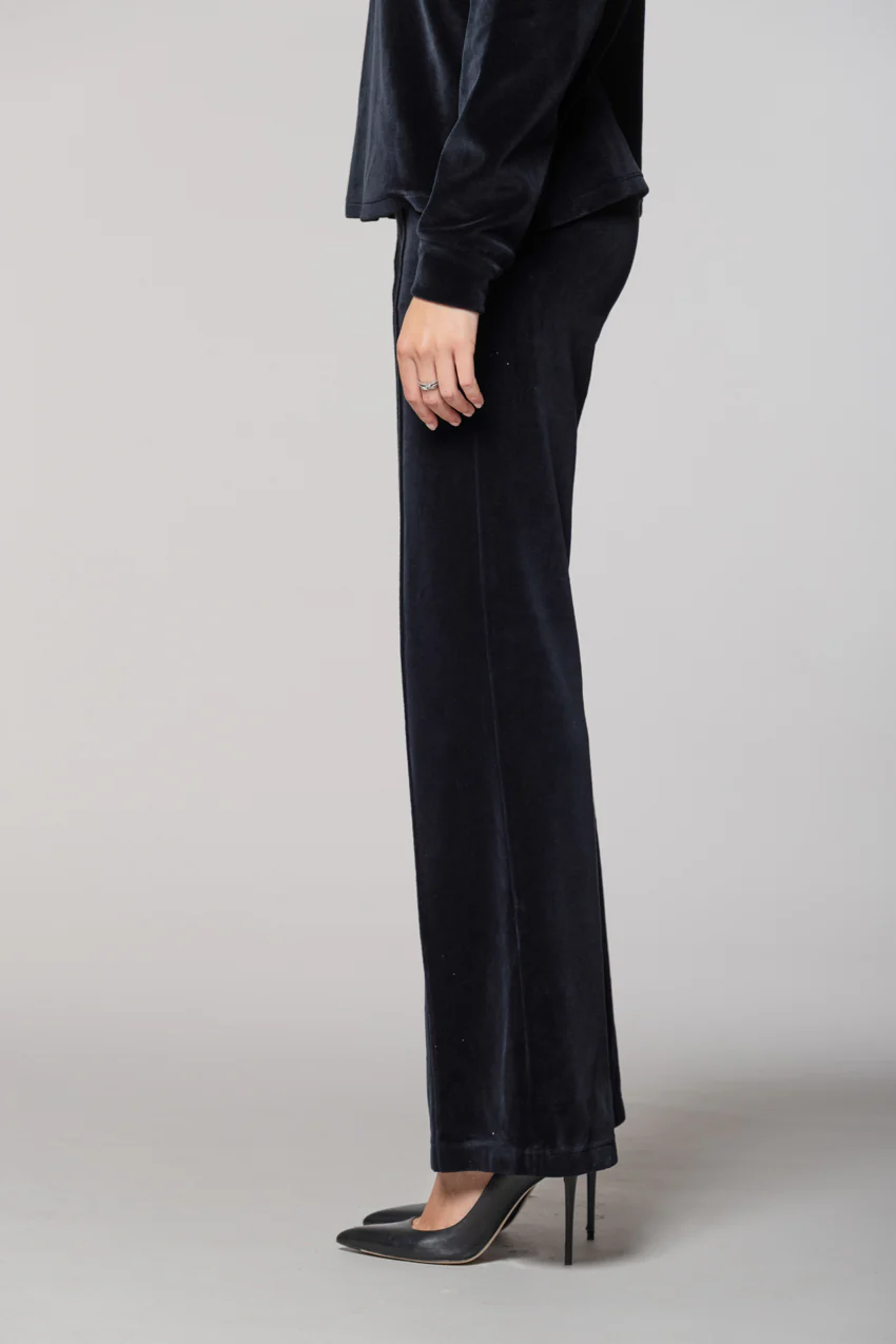 Easy Straight pantalone chino donna in jersey ciniglia straight fit - Image 4