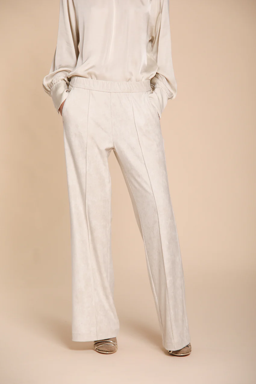 Easy Straight pantalone chino donna in jersey straight fit - Image 2