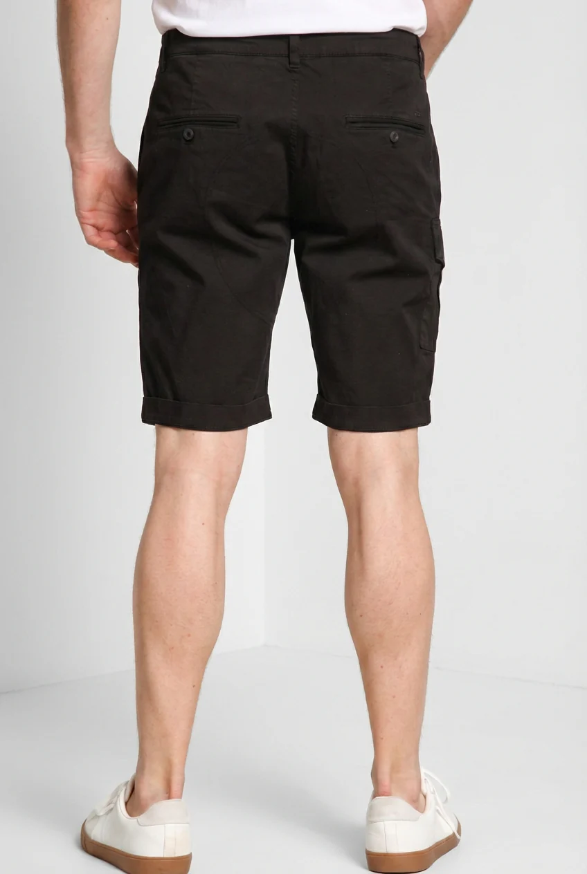 George Coolpocket bermuda cargo uomo in raso stretch logo edition carrot fit ① - Image 4