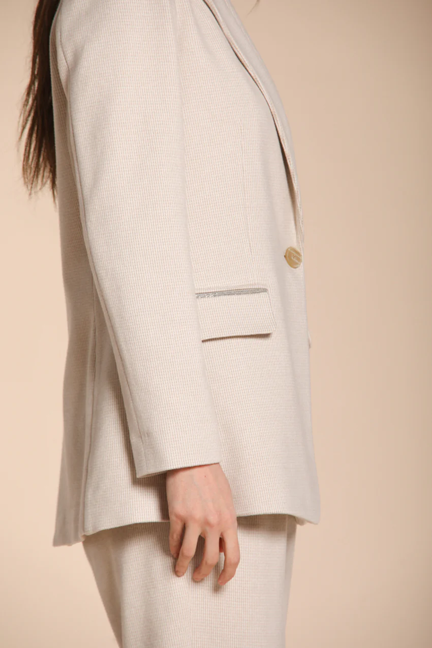 Irene blazer donna in jersey trama puntino - Image 4