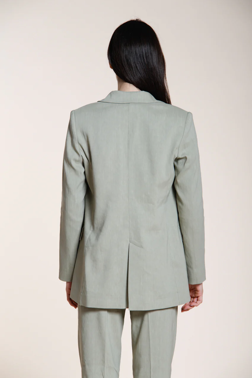 Irene blazer donna in tela misto lino e viscosa - Image 4