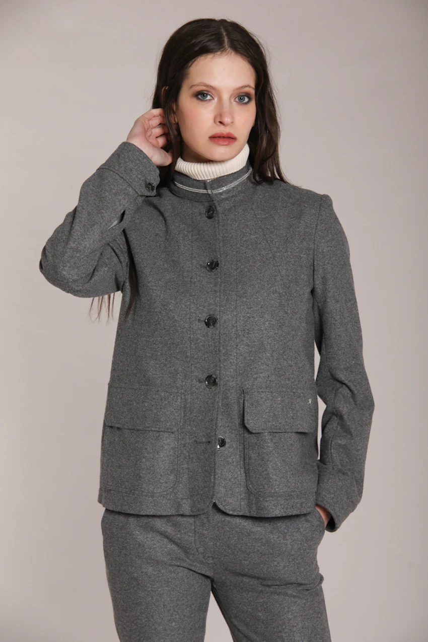 Karen New giacca da donna In jersey flanella