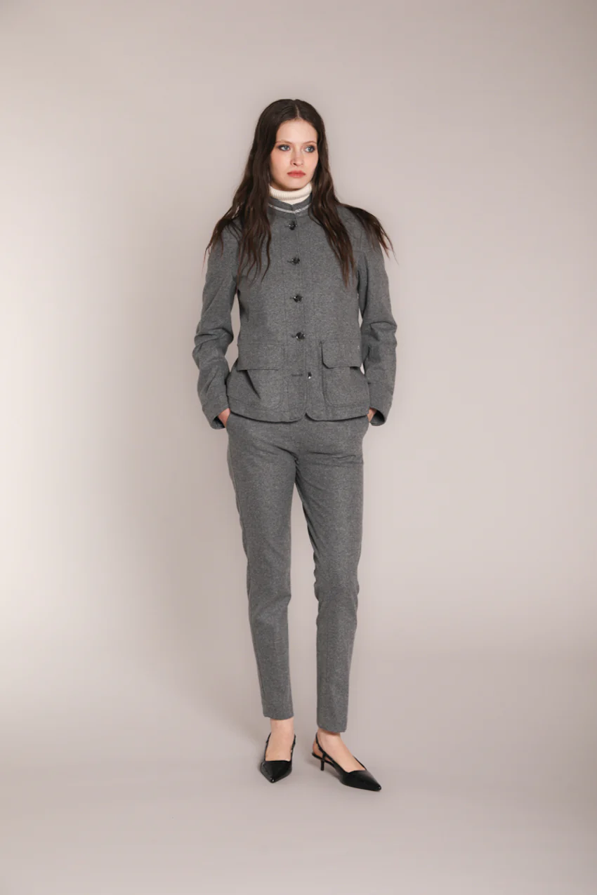 Karen New giacca da donna In jersey flanella - Image 5