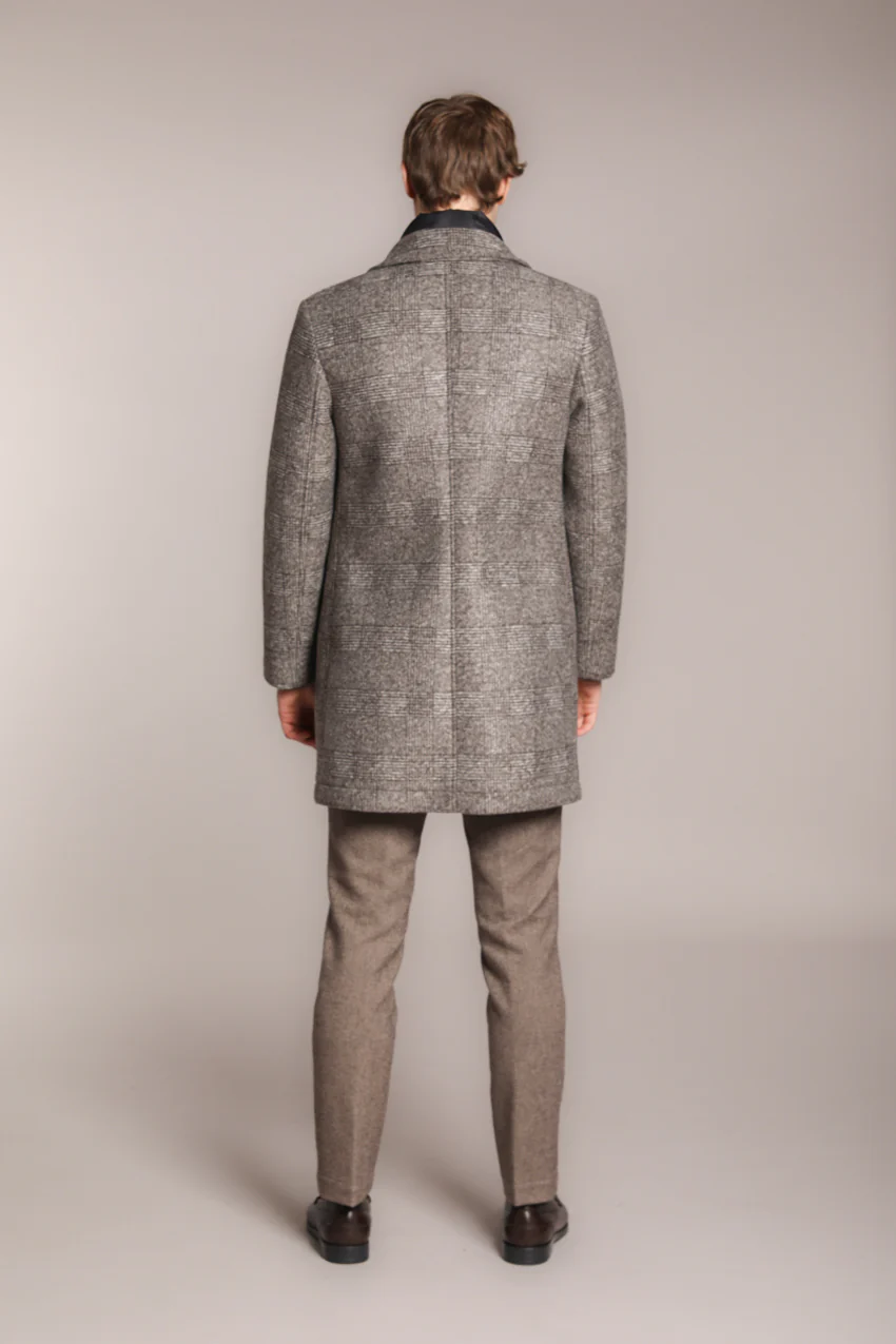 Los Angeles cappotto uomo in panno di lana stampa galles - Image 6