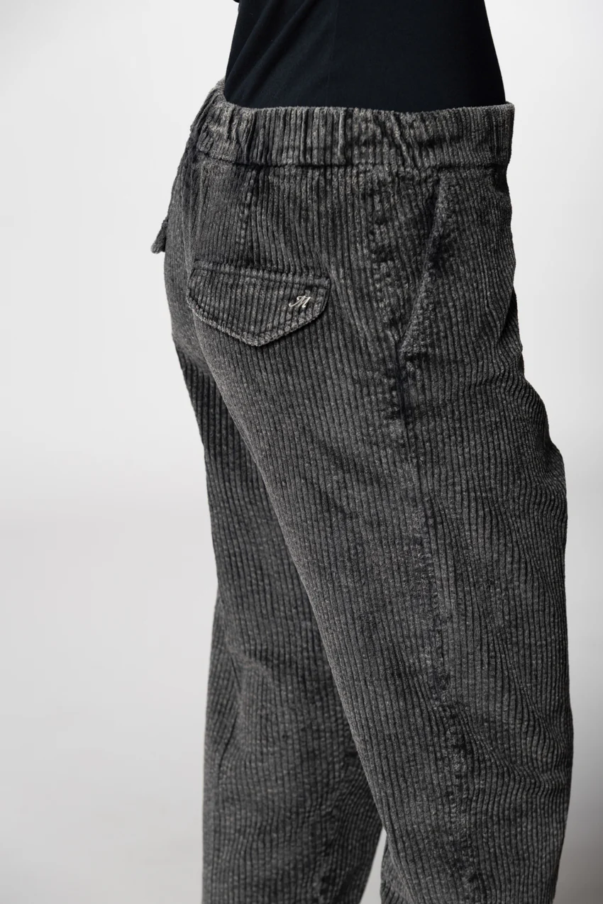 Malibu Jogger City pantaloni chino donna in velluto a coste relaxed fit - Image 2