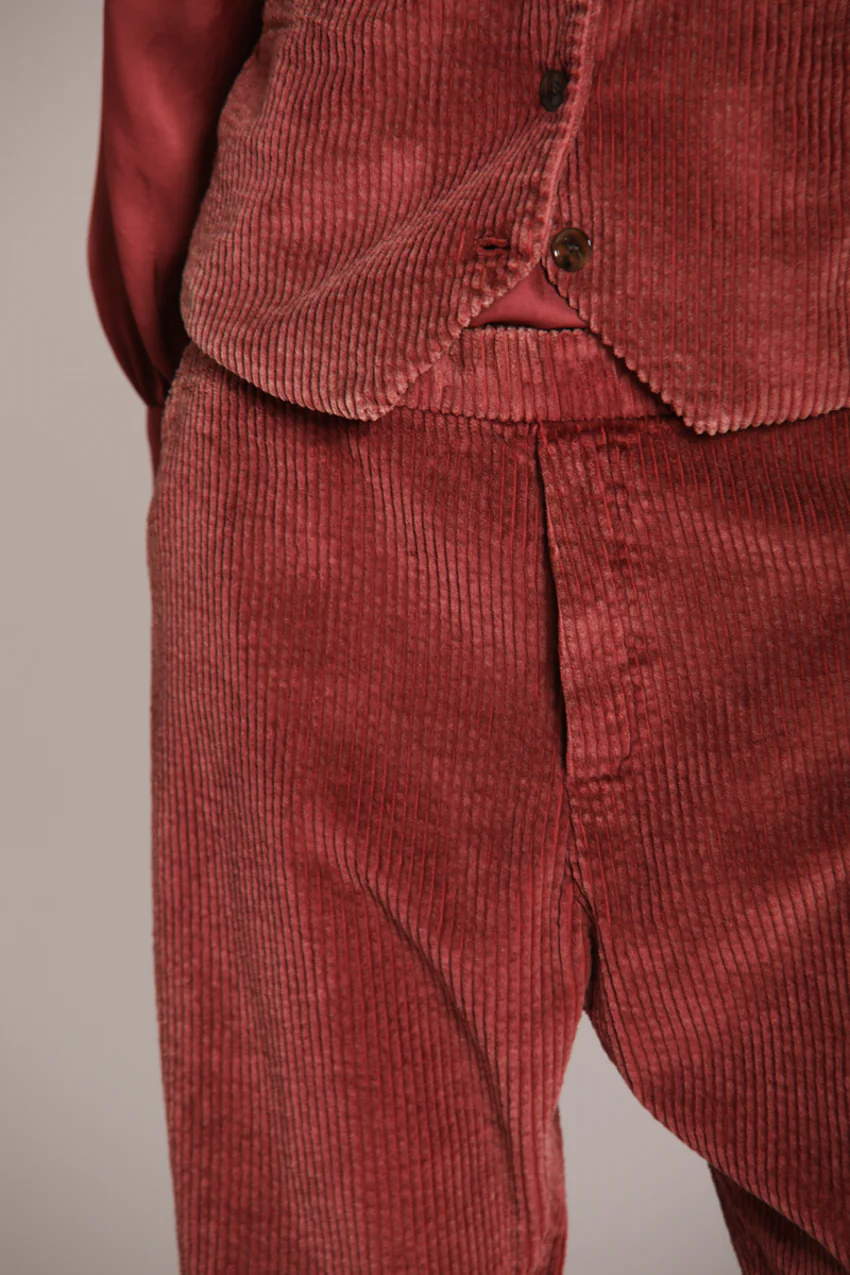 Malibu Jogger City pantaloni chino donna in velluto a coste relaxed fit - Image 3