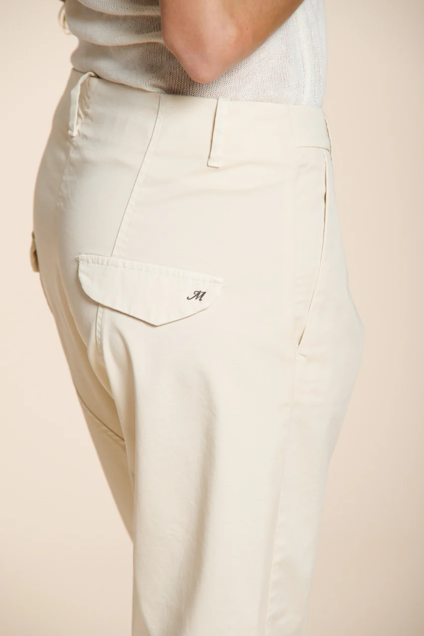 Malibu Jogger pantalone chino donna in gabardina carrot fit - Image 2