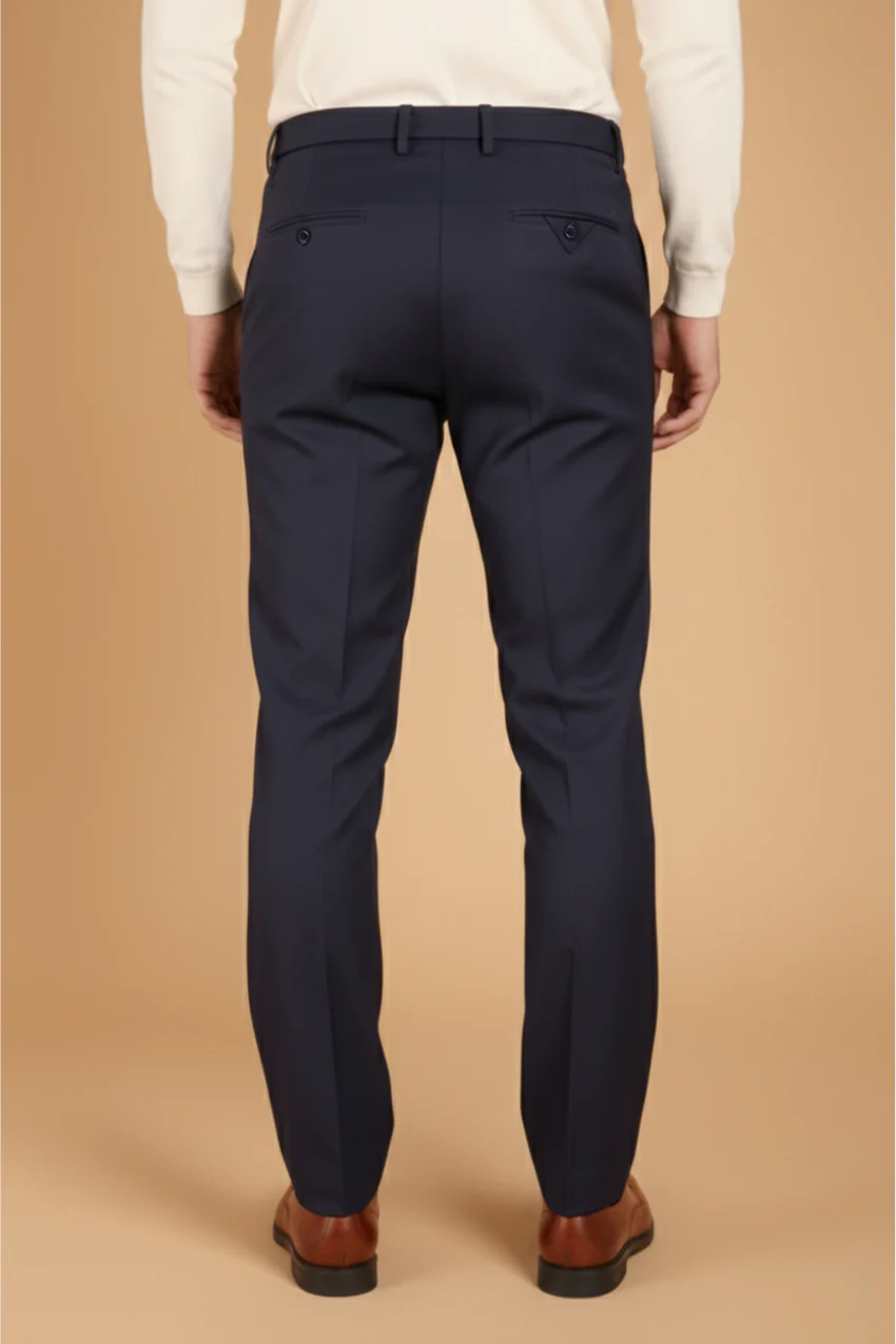 Milano Jog pantalone chino uomo in jersey stretch extra slim fit - Image 3