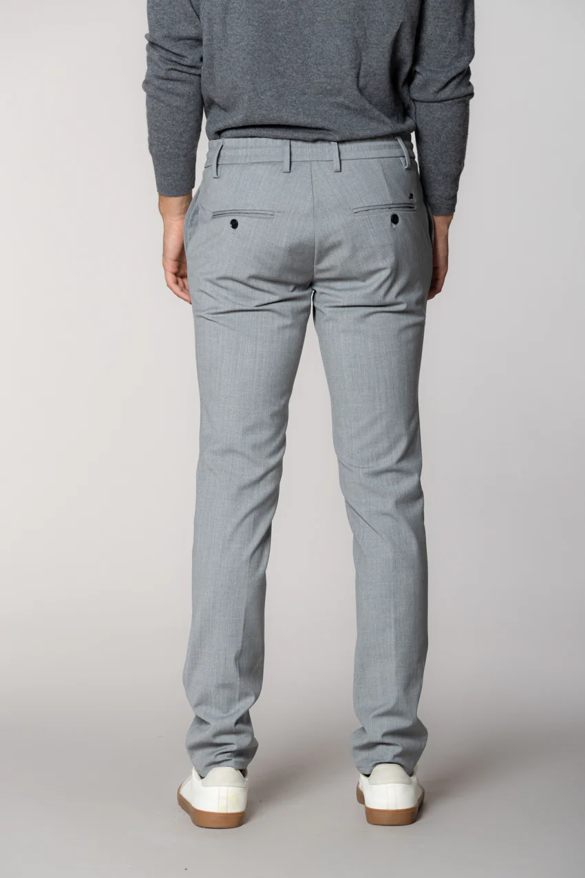 Milano Jogger pantalone chino uomo in lana extra slim fit - Image 5