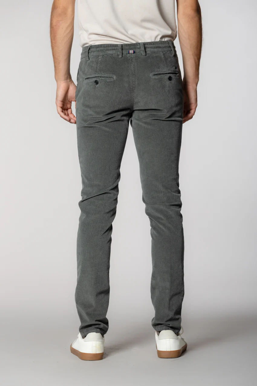 Milano Jogger pantalone chino uomo in velluto 500 righe extra slim fit - Image 5