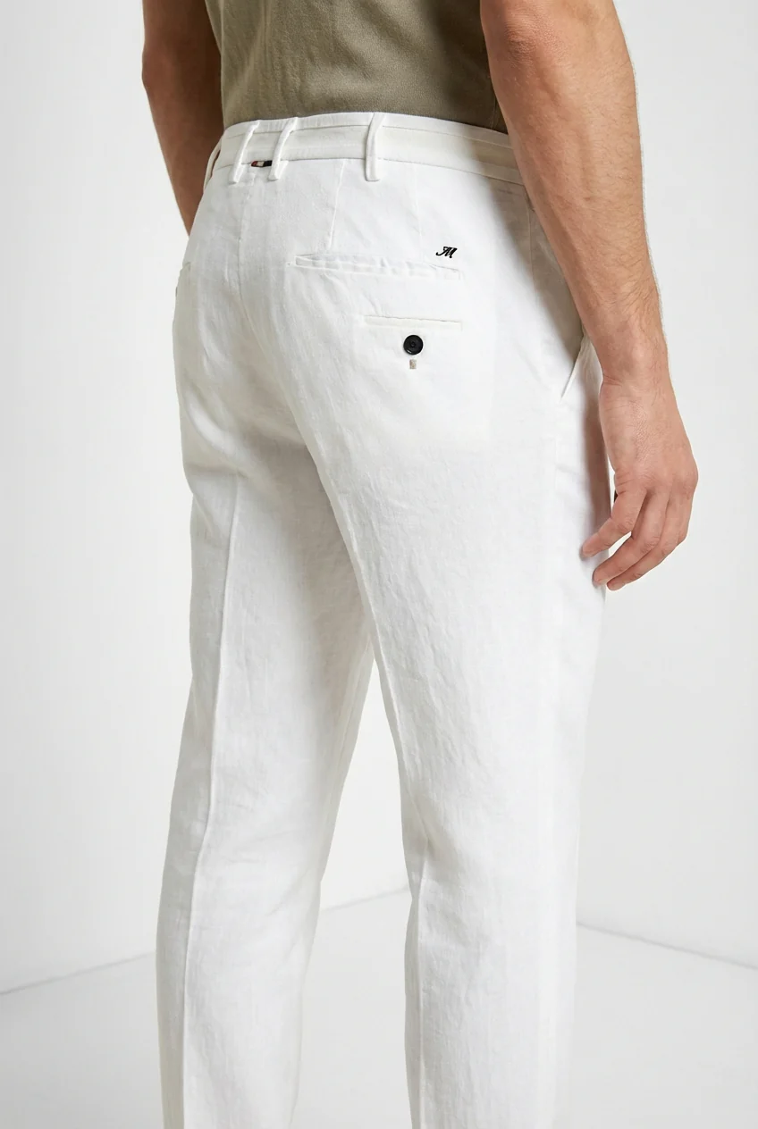 New York Cambridge pantalone chino uomo in twill regular fit - Image 2