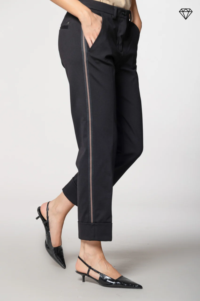 New York Carrot pantalone chino donna in jersey tecnico carrot fit ① - Image 3